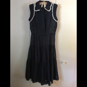 Vintage navy dress